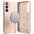Samsung Galaxy S25+ Ringke Liquid Silicone MagSafe Cover - Pink Sand