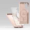 Samsung Galaxy S25+ Ringke Liquid Silicone MagSafe Cover - Pink Sand