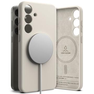 Samsung Galaxy S25+ Ringke Liquid Silicone MagSafe Cover - Sten