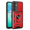 Samsung Galaxy S25+ Roterende Ring Hybrid Cover med Kameraskjold