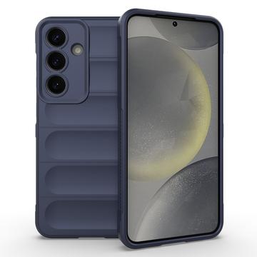 Samsung Galaxy S25+ Rugged TPU Cover - Mørkeblå