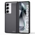 Samsung Galaxy S25+/S24+ batterietui med ekstra batteri - 10000mAh - sort