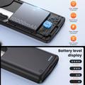 Samsung Galaxy S25+/S24+ batterietui med ekstra batteri - 10000mAh - sort