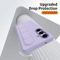 Samsung Galaxy S25+ Smart hybrid cover med stående greb - Lilla