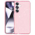 Samsung Galaxy S25+ Stylish Glitter Series Hybrid Cover - Pink