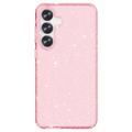 Samsung Galaxy S25+ Stylish Glitter Series Hybrid Cover - Pink