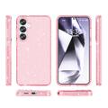 Samsung Galaxy S25+ Stylish Glitter Series Hybrid Cover - Pink