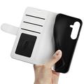 Samsung Galaxy S25+ Pung Taske med Magnetisk Lukning - Hvid