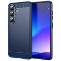Samsung Galaxy S26/S26 Pro Børstet TPU Cover - Karbonfiber