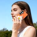 Samsung Galaxy S26 Dux Ducis Luvy cover med fingerring/håndrem - Orange / Marguerit