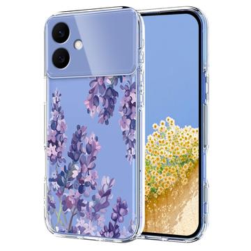 Samsung Galaxy S26 Edge TPU-cover med blomstermønster