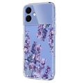 Samsung Galaxy S26 Edge TPU-cover med blomstermønster
