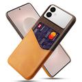 Samsung Galaxy S26 Edge KSQ Cover med Kortholder - Orange
