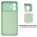 Samsung Galaxy S26 Edge Flydende silikone cover med håndrem - grøn
