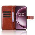 OnePlus 15 Pung Etui med Stativ - Brun