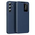Samsung Galaxy S26 FE Smart Clear View Flip etui med kortplads - Safir