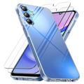 Samsung Galaxy S26 FE TPU Cover med 2x Skærmbeskyttelse Hærdet Glas - Klar
