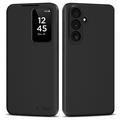 Samsung Galaxy S26 FE Tech-Protect Smart Clear View Flip etui med kortplads - Sort