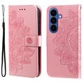 Samsung Galaxy S26/S26 Pro Mandala Series Etui med Pung - Pink