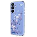 Samsung Galaxy S26 Pro TPU-cover med blomstermønster - Lilla