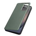 Samsung Galaxy S26 Qialino Smart View Flip Lædercover - Grøn