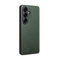 Samsung Galaxy S26 Qialino Smart View Flip Lædercover - Grøn