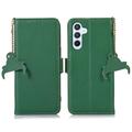 Samsung Galaxy S26 Pung læder cover med RFID - grøn