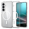 Samsung Galaxy S26 Spigen Ultra Hybrid Mag Cover - Hvid / Klar