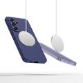 Samsung Galaxy S26 Tech-Protect flydende silikone cover - MagSafe-kompatibel - Koboltviolet