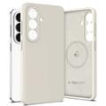 Samsung Galaxy S26 Tech-Protect flydende silikone cover - MagSafe-kompatibel - Kosmisk latte