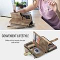 Samsung Galaxy S26 Ultra Caseme C30 Multifunktionel Pung - Brun