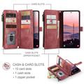 Samsung Galaxy S26 Ultra Caseme C30 Multifunktionel Pung - Rød