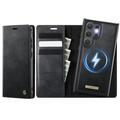 Samsung Galaxy S26 Ultra Caseme C49 2-i-1 aftagelig pungetui - MagSafe-kompatibel, RFID - Sort