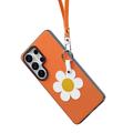 Samsung Galaxy S26 Ultra Dux Ducis Luvy cover med fingerring/håndrem - Orange / Marguerit