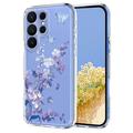 Samsung Galaxy S26 Ultra TPU-cover med blomstermønster