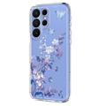 Samsung Galaxy S26 Ultra TPU-cover med blomstermønster - Lilla