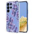 Samsung Galaxy S26 Ultra TPU-cover med blomstermønster - Blåregn