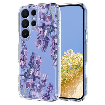 Samsung Galaxy S26 Ultra TPU-cover med blomstermønster