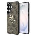 Samsung Galaxy S26 Ultra Guess 4G Big Metal Logo Hybrid Cover - Brun