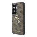 Samsung Galaxy S26 Ultra Guess 4G Big Metal Logo Hybrid Cover - Brun