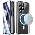 Samsung Galaxy S26 Ultra Magnetisk Cover med skærmbeskyttelse af hærdet glas - MagSafe-kompatibel - Sort