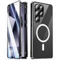 Samsung Galaxy S26 Ultra Magnetisk Cover med skærmbeskyttelse af hærdet glas - MagSafe-kompatibel - Sort