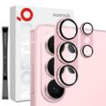 Samsung Galaxy S26 Ultra Northjo Fuld beskyttelse af kameralinsebeskytter i mat metal og hærdet glas - Pink