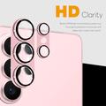 Samsung Galaxy S26 Ultra Northjo Fuld beskyttelse af kameralinsebeskytter i mat metal og hærdet glas - Pink