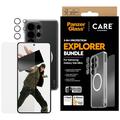 Samsung Galaxy S26 Ultra PanzerGlass Care 3-i-1 Explorer-pakke - gennemsigtig