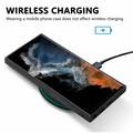 Samsung Galaxy S26 Ultra Premium cover med kulfiberstruktur - sort