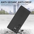 Samsung Galaxy S26 Ultra Premium cover med kulfiberstruktur - sort