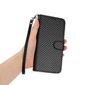 Samsung Galaxy S26 Ultra Premium Wallet-etui med rem - kulfiberstruktur