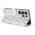 Samsung Galaxy S26 Ultra Rhombisk Blomsterpung - farverige blomster