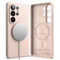Samsung Galaxy S26 Ultra Ringke Liquid Silicone MagSafe Cover - Pink Sand